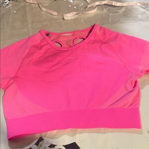 Gymshark Pink crop Top